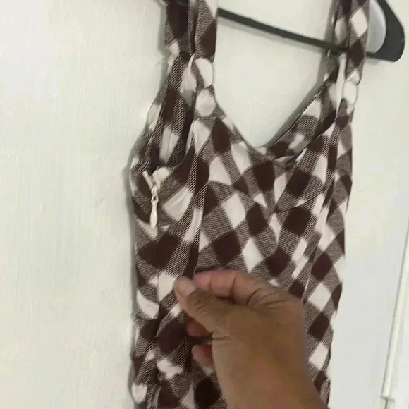 Urban outfitters checkered scrunch mini dress - Picture 7 of 14